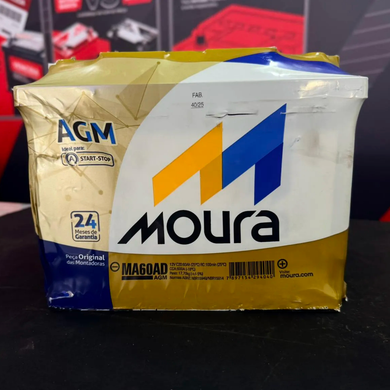 Bateria Moura AGM 60Ah